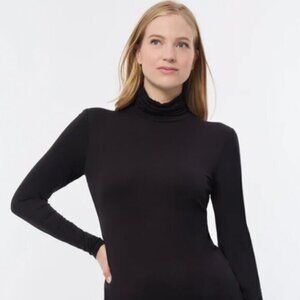 4/$20 Modal Black Turtleneck Jones New York Jones & Co XS Extra Small